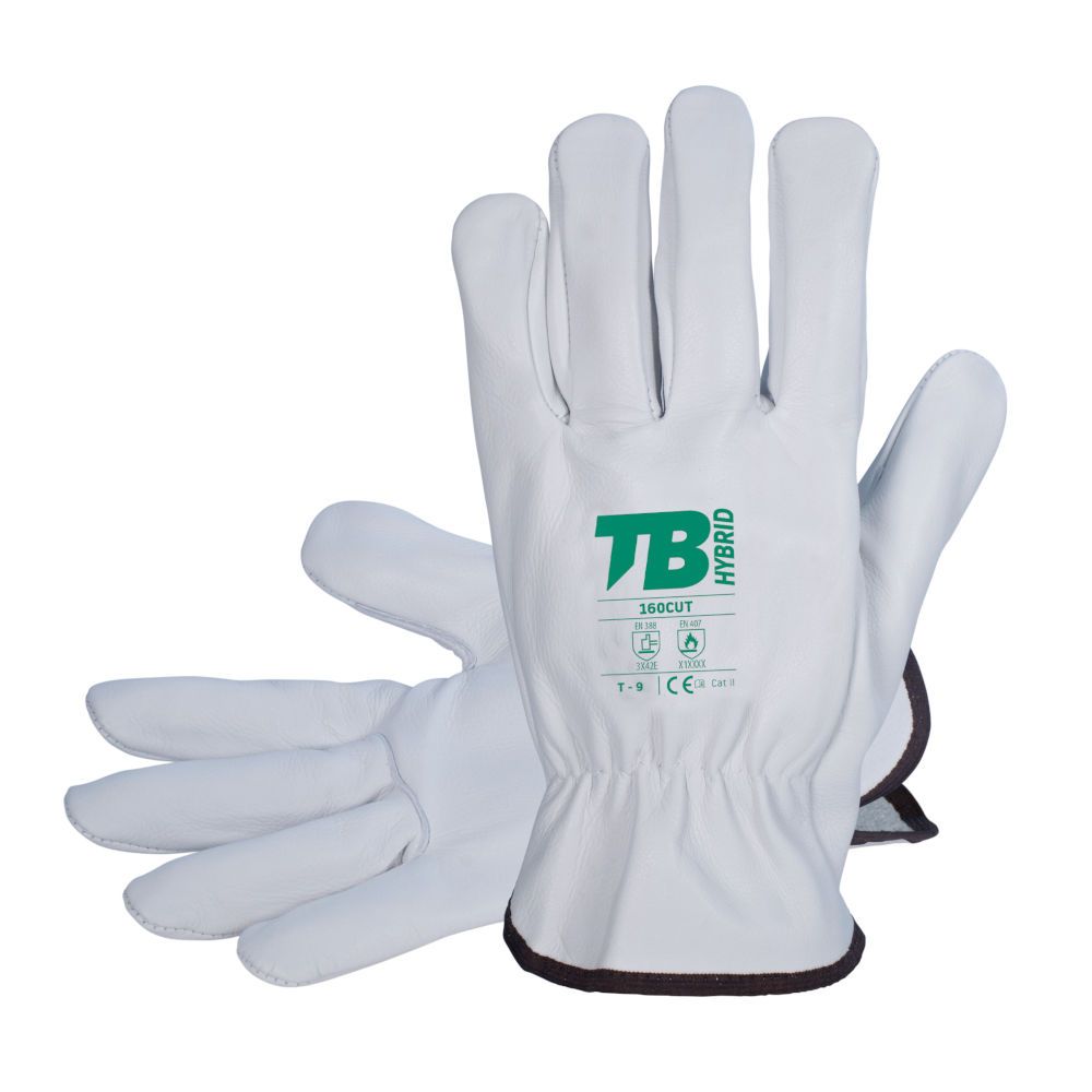 ΔΕΡΜΑΤΙΝΑ ΓΑΝΤΙΑ ΕΡΓΑΣΙΑΣ ΜΕ ΠΡΟΣΤΑΣΙΑ ΚΟΠΗΣ ΕΠΙΠΕΔΟΥ F TB GROUP 160CUT
