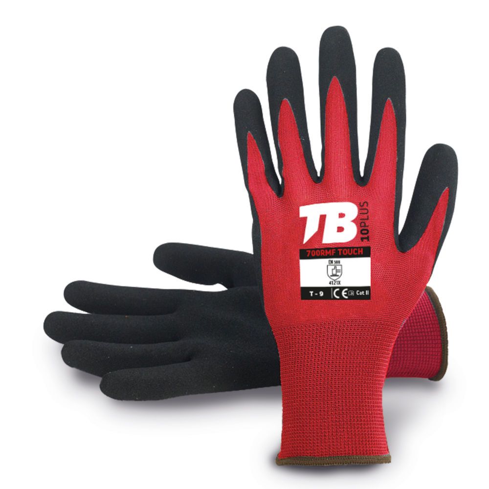 ΓΑΝΤΙΑ ΕΡΓΑΣΙΑΣ ΜΕ ΣΑΓΡΕ ΑΦΡΟ ΝΙΤΡΙΛΙΟΥ TB GROUP 700RMF TOUCH