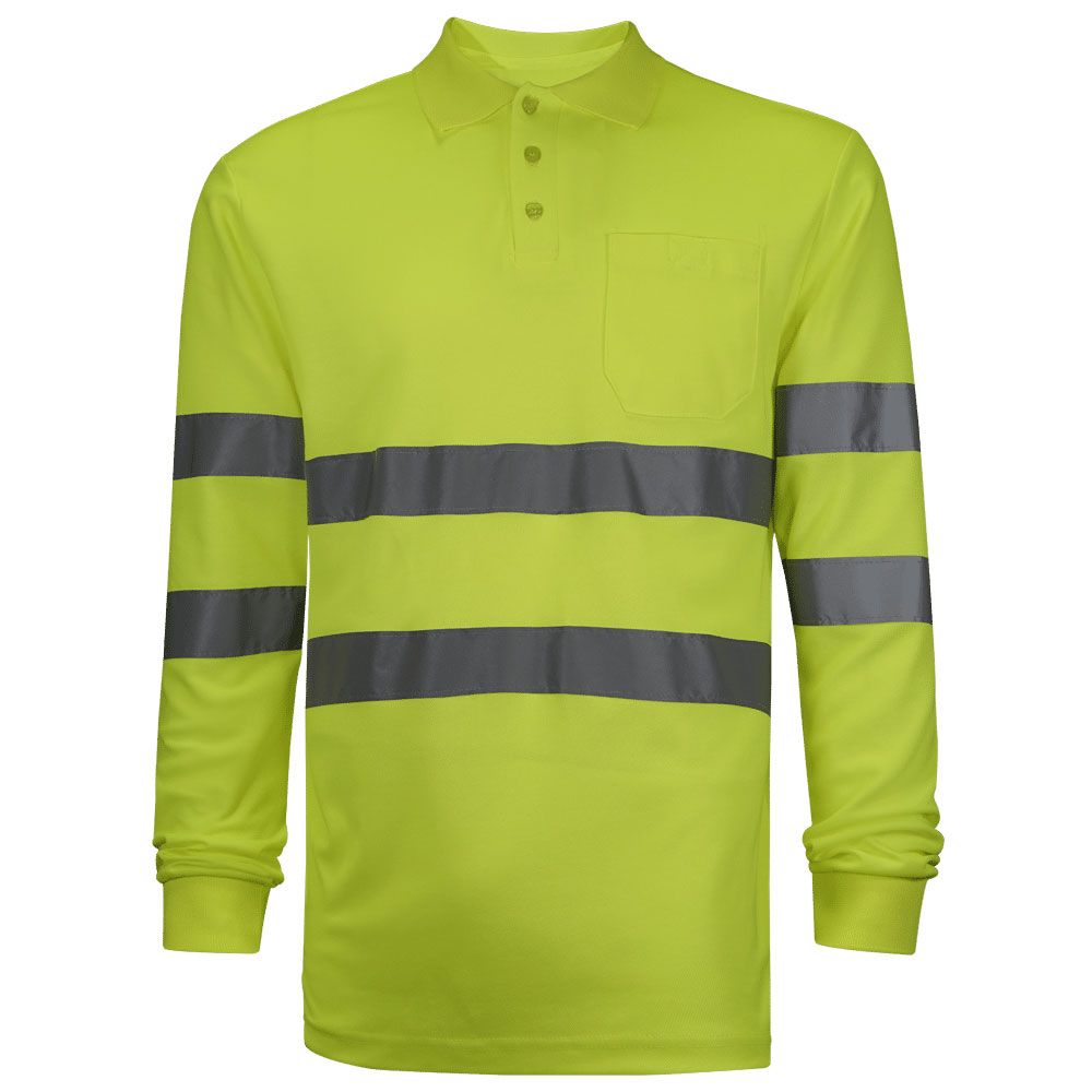 ΜΠΛΟΥΖΑΚΙ ΠΟΛΟ WORKO ΥΨΗΛΗΣ ΟΡΑΤΟΤΗΤΑΣ ΜΕ ΜΑΚΡΥ ΜΑΝΙΚΙ WR.2.303