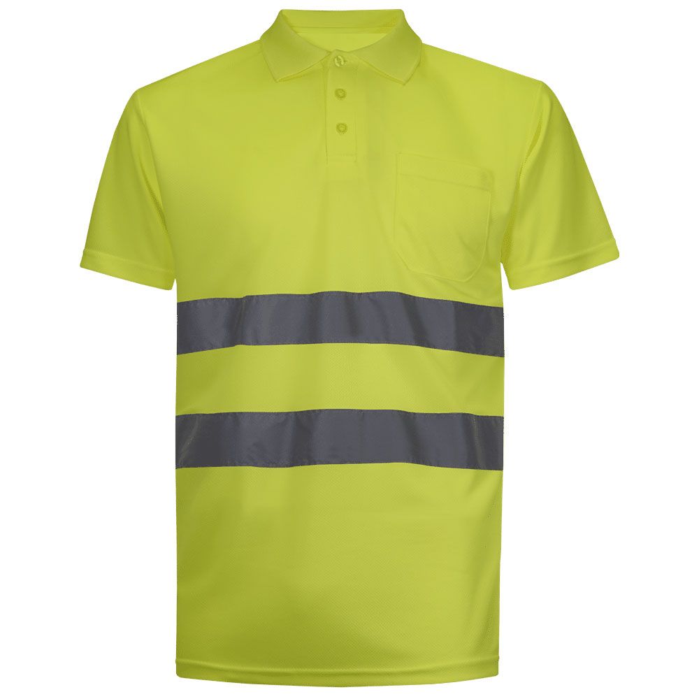 ΜΠΛΟΥΖΑΚΙ ΠΟΛΟ WORKO ΥΨΗΛΗΣ ΟΡΑΤΟΤΗΤΑΣ ΜΕ ΚΟΝΤΟ ΜΑΝΙΚΙ WR.2.317II