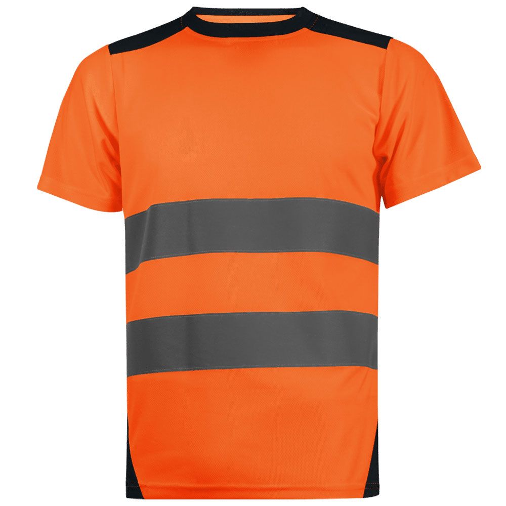 ΜΠΛΟΥΖΑ T-SHIRT WORKO ΜΕ ΚΟΝΤΟ ΜΑΝΙΚΙ ΥΨΗΛΗΣ ΟΡΑΤΟΤΗΤΑΣ WR.2.361