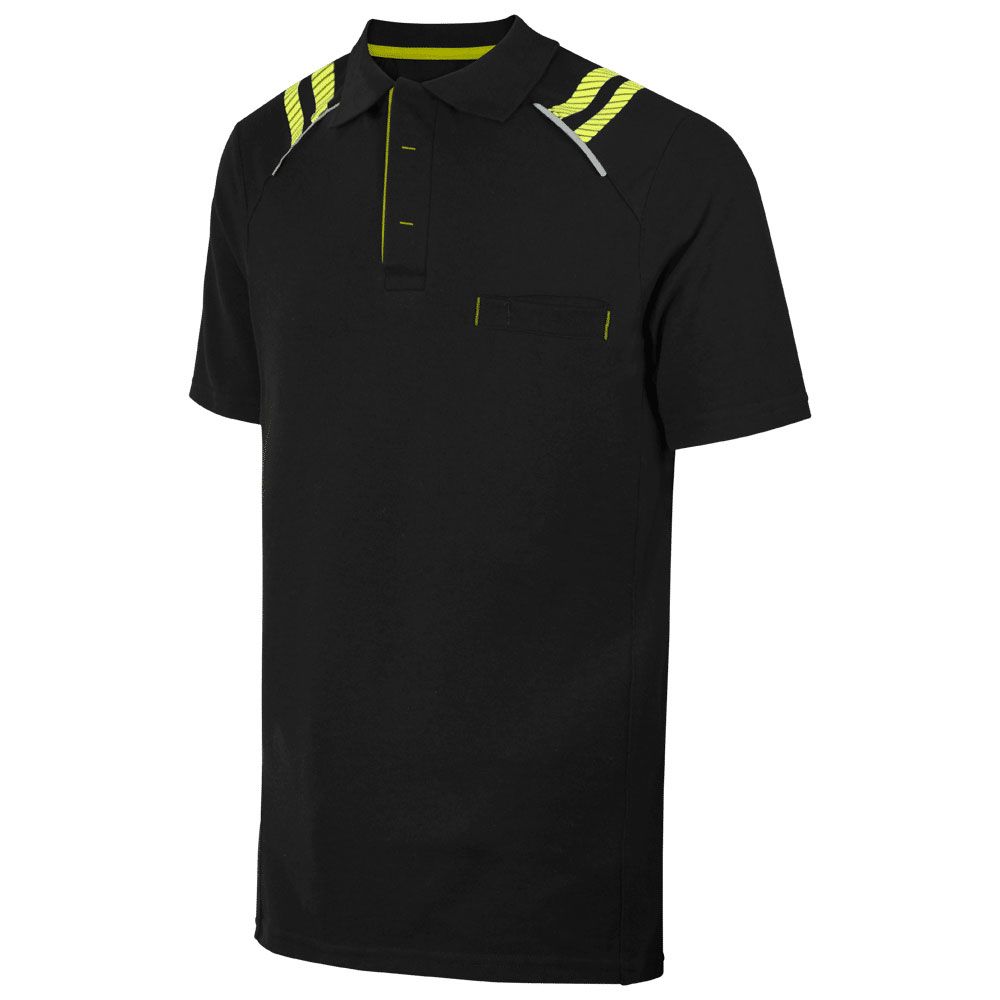 ΜΠΛΟΥΖΑΚΙ ΠΟΛΟ WORKO ΜΕ ΚΟΝΤΟ ΜΑΝΙΚΙ ΚΑΙ ΣΤΟΙΧΕΙΑ ΥΨΗΛΗΣ ΟΡΑΤΟΤΗΤΑΣ WR.3.321