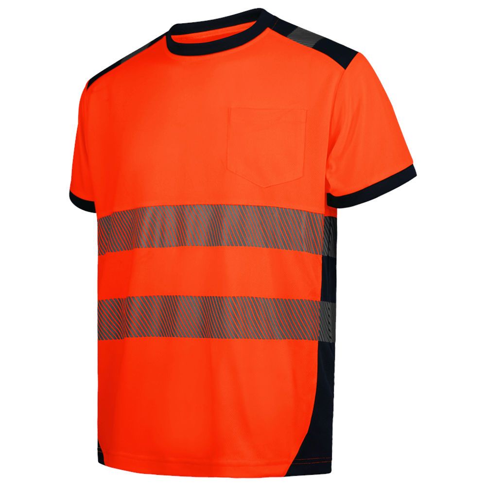 ΜΠΛΟΥΖΑ T-SHIRT WORKO ΜΕ ΚΟΝΤΟ ΜΑΝΙΚΙ ΥΨΗΛΗΣ ΟΡΑΤΟΤΗΤΑΣ WR.2.322